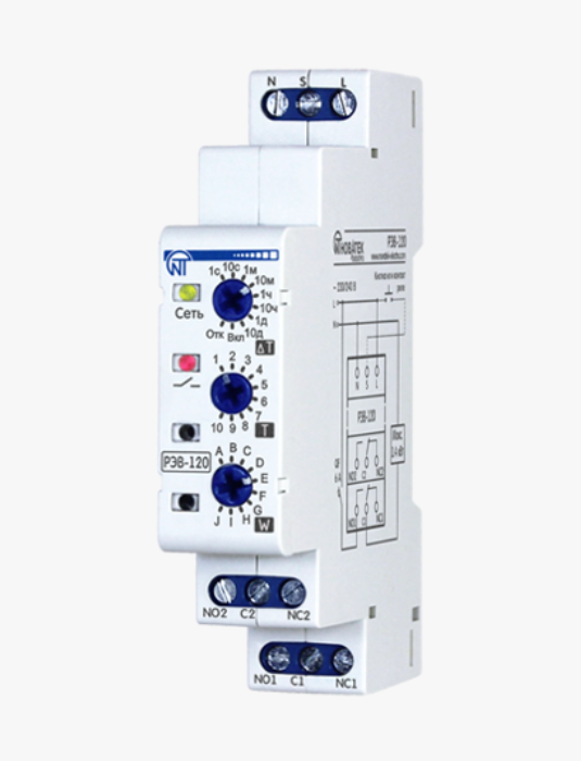 Реле времени РЭВ-120  Новатек