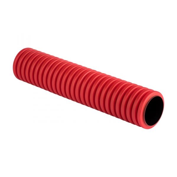 Труба жесткая двустенная д.110мм, цвет красный 6м (36м/уп.) EKF PROxima