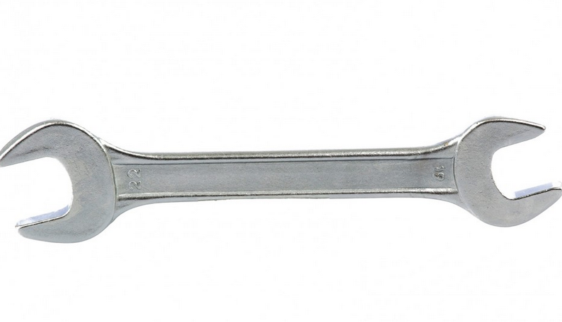 Ключ рожковый, 19 х 22 мм, хромированный// SPARTA 144645