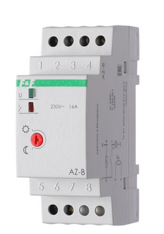 Евроавтоматика AZ-B - 16А 220В IP20 DIN Фотореле с выносным фотодатчиком